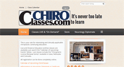 Desktop Screenshot of chiroclasses.com